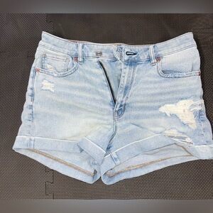American Eagle stretch mom shorts